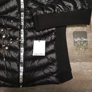 calvin klein featherweight down jacket